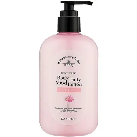 Лосьйон для тіла для щоденного використання DOORI DEWY FOREST Body Daily Mood Lotion_Dandelion 380 ml, фото 1