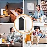 Тепловентилятор міні Supretto настільний електричний, Білий (9070), фото 3