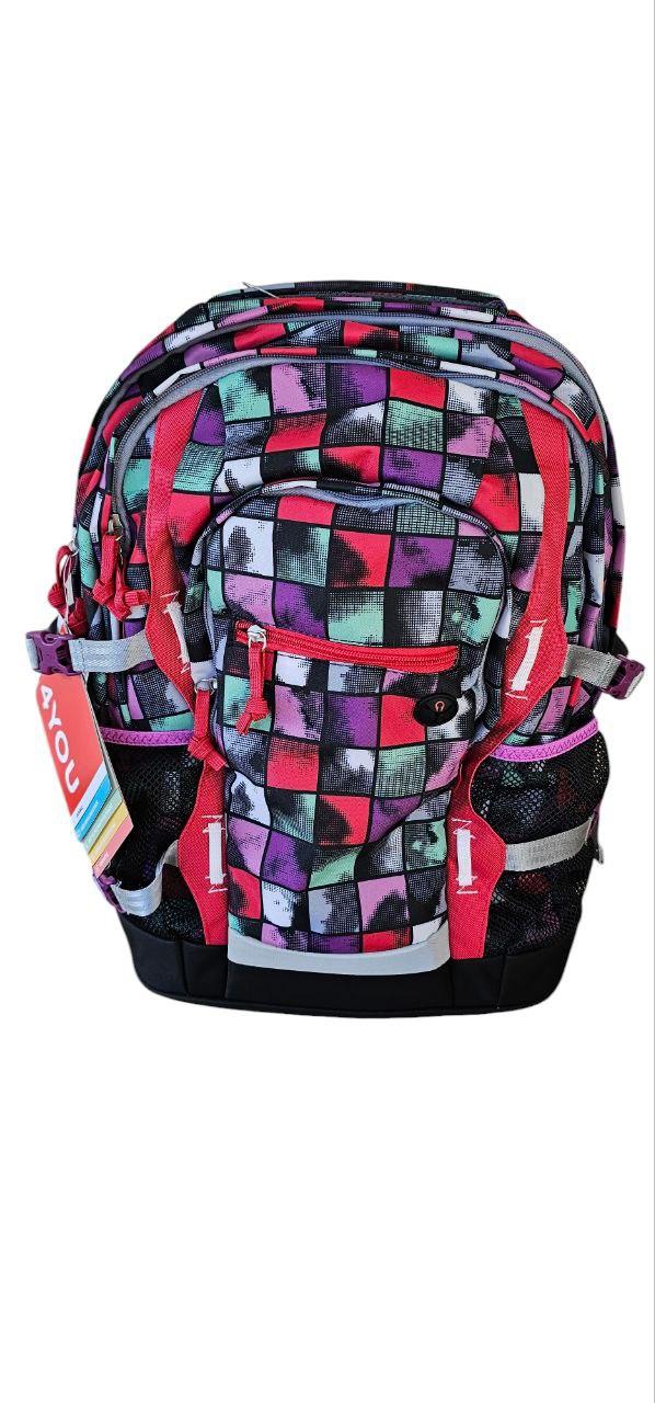 Молодіжний рюкзак Squares Mint (8409005)