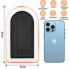 Тепловентилятор міні обігрівач Supretto настільний електричний (9070), фото 4