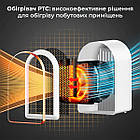 Тепловентилятор міні обігрівач Supretto настільний електричний (9070), фото 7