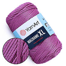YarnArt Macrame XL, Бузковий №161, шнур поліестеровий 4мм