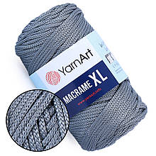 YarnArt Macrame XL, Темно-сірий №159, шнур поліестеровий 4мм