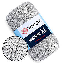 YarnArt Macrame XL, Попелястий №149, шнур поліестеровий 4мм
