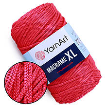 YarnArt Macrame XL, Червоний №163, шнур поліестеровий 4мм
