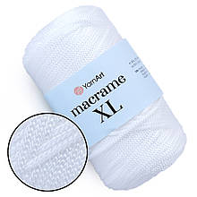 YarnArt Macrame XL, Білий №154, шнур поліестеровий 4мм
