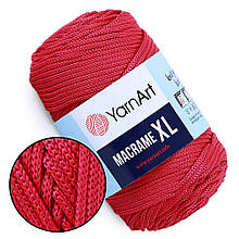 YarnArt Macrame XL, Малиновий №143, шнур поліестеровий 4мм