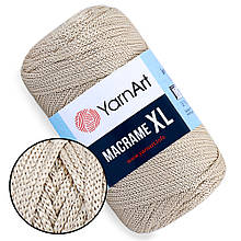 YarnArt Macrame XL, Кава з молоком №166, шнур поліестеровий 4мм