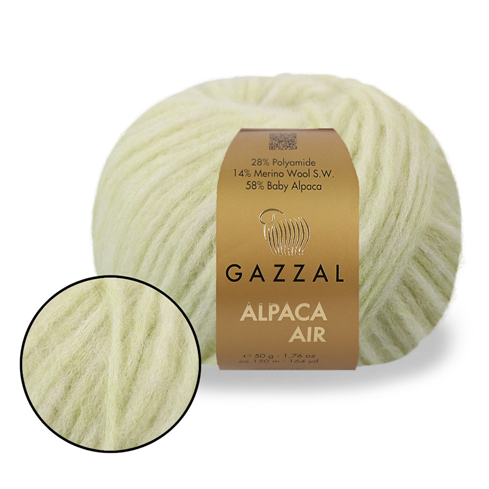 Gazzal Alpaca Air, Фісташка №91, фото 1