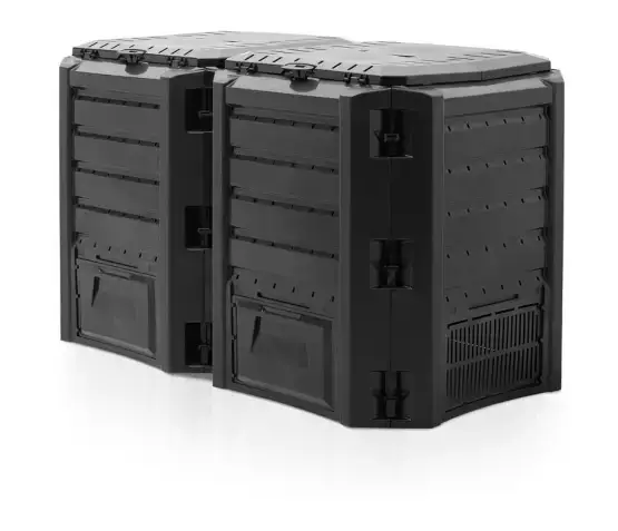 Компостер садовий 800 л Prosperplast Compogreen IKLM800C-S411 2 модуля чорний