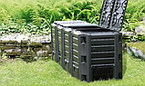Компостер садовий 1200 л Prosperplast Compogreen PIKSM1200C-S411 чорний 3 модулі, фото 5