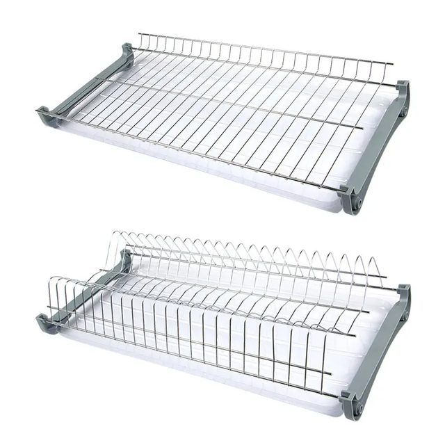 Сушарка для посуду шафа, 60 см, дворівнева