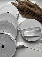 Резинка МОТОК 25 метрів  2 ,5 см  Біла