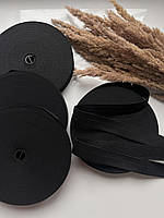 Резинка МОТОК 25 метрів  2,5 см  Чорна