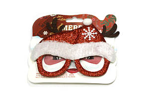 Окуляри новорічні Санта ООПТ на планшеті