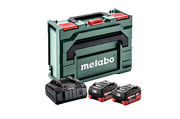 Набір акумуляторів METABO 2X LIHD 10AH + ASC 145 + METABOX (685142000)