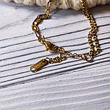 Браслет на ногу «Золоті кубики», фото 3