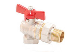 Кран-американка 1/2" кутовий Valve J.G.