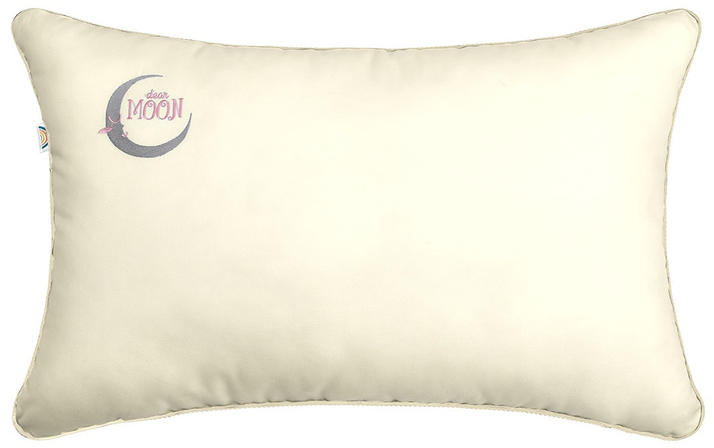 Подушка дитяча IDEIA Papaella 50x70 — Sweet Moon штучний пух молочна, фото 1