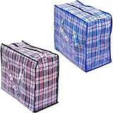 Сумки господарські на блискавці розмір 36х38х18 Клітка №1 клітчата сумка, фото 4