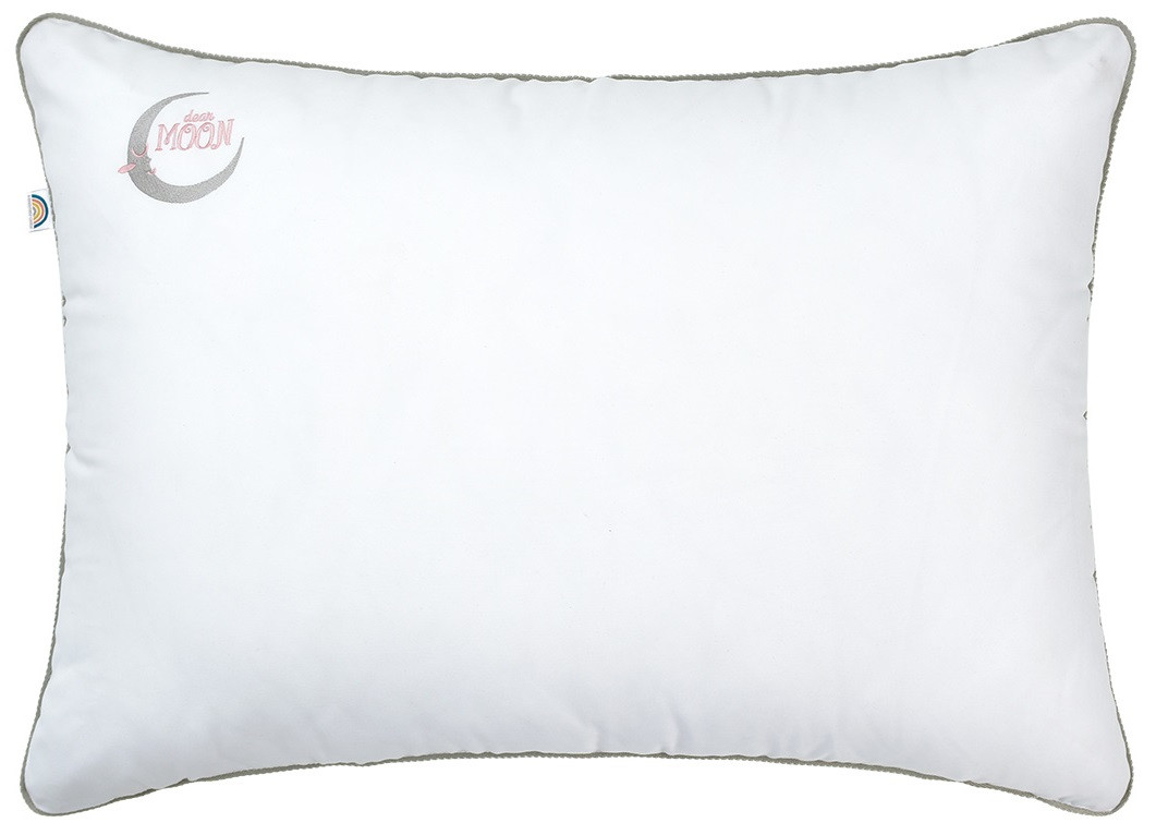 Подушка дитяча IDEIA Papaella 50x70 — Sweet Moon штучний пух біла, фото 1