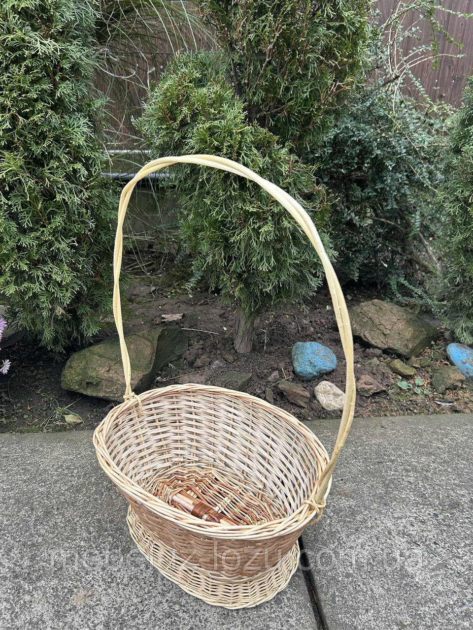 Овальна корзинка на лапці, фото 1