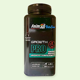 Вітаміни AnimAll VetLine Growth PRO для великих і гігантських порід собак 250 таблеток по 2 г