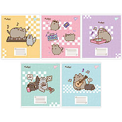 Зошит нотний А5+ 12 аркушів Yes Pusheen in music, 25 шт/уп.