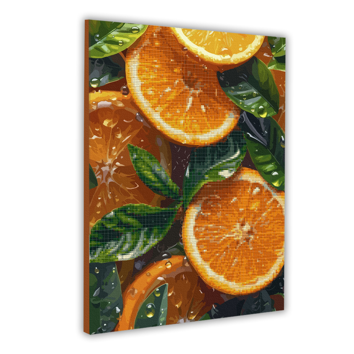 Картина за номерами з алмазною мозаїкою SANTI Солодкий апельсин, 40*50см, фото 1