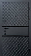 Входные двери Форт-М ВИП 4К Мокка чорна шагрень/белый
