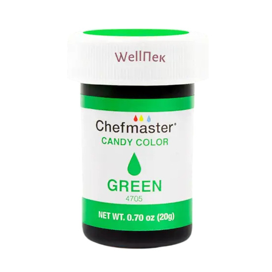 Гелевий барвник Зелений Chefmaster Green, 20 г, фото 1