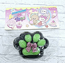 Таба лапка.  7см. Колір чорний з зеленим.