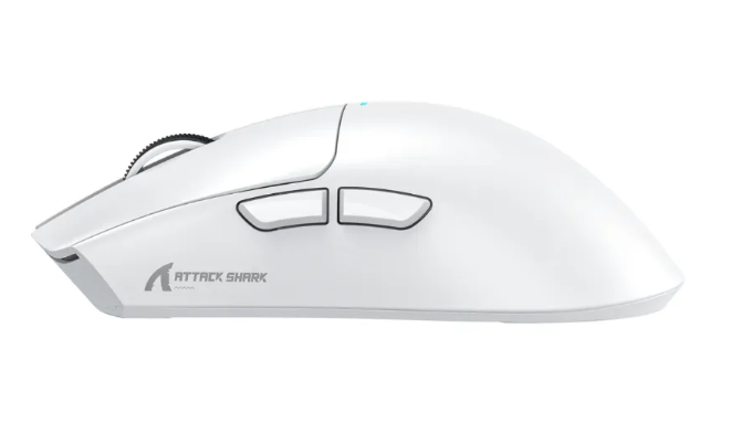 Миша ATTACK SHARK X11 Wireless Gaming Mouse with Charging Dock White, фото 3