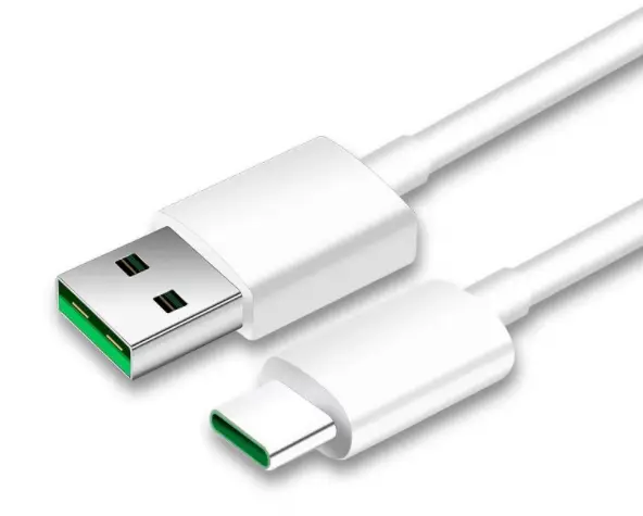 Кабель Super VOOC Flash Charge для Oppo 80W / 8A 1m USB на Type-C / USB-C (QC03) (white)