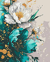 Картина за номерами Riviera Blanca Бірюзовий цвіт (RB-0998) 40 х 50 см