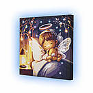 Картина за номерами Riviera Blanca Нічний вогник (з підсвіткою) (GR1-014) 25 х 25 см, фото 2