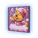 Картина за номерами Riviera Blanca Пухові хмаринки (з підсвіткою) (GR1-016) 25 х 25 см, фото 2