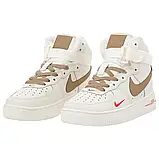 Жіночі зимові кросівки Найк Nike Air Force 1 High '07 Essenti Mocco (міх) ALL13816, фото 5