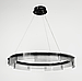 Люстра із підвісним чорним кільцем з графітовими пластинами Ø 80 см MJ 231-800 BK, фото 2