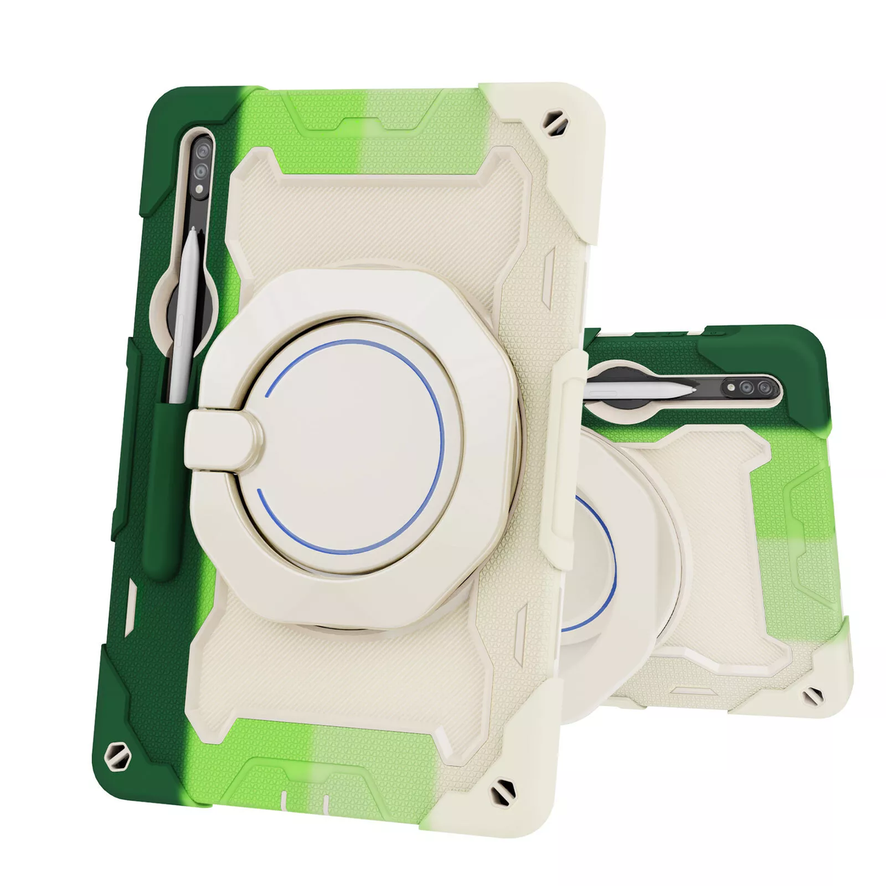 Чохол Rainbow Armor Tablet на планшет Samsung Galaxy Tab S7 / Tab S8 (11") / зелений