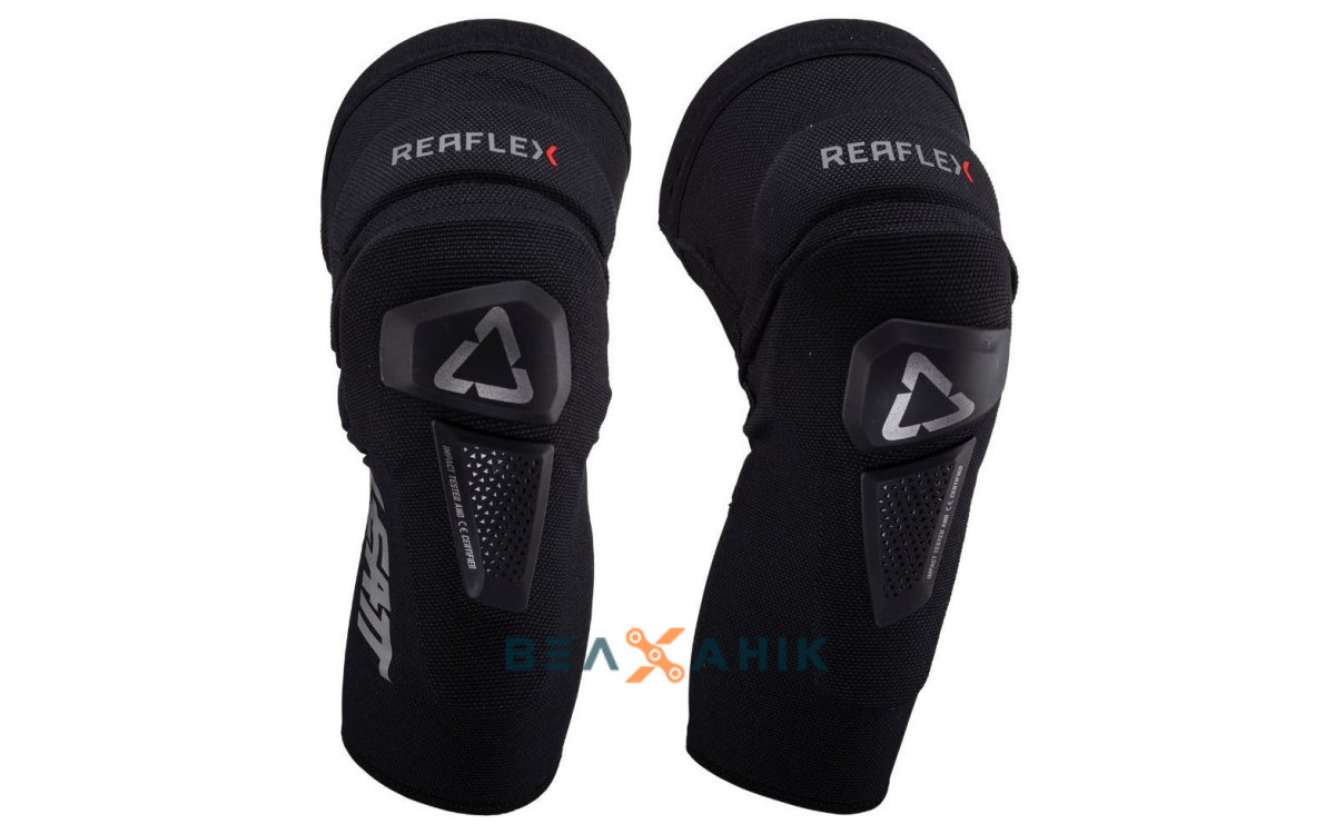 Мотонаколінники LEATT Knee Guard ReaFlex Hybrid PRO Black [L], фото 1