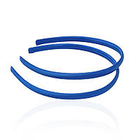 Заготовка для обруча пластмасова 0.9см з Синім атласом