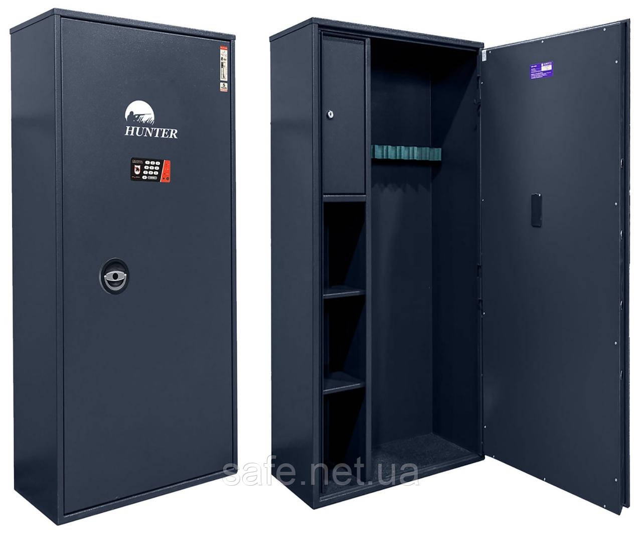 Сейф збройовий Griffon GLST.650.E (ВxШxГ:1312x650x350) на 7 ружев, сейф для рушниці, мисливський сейф