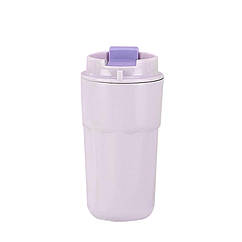 Термокухоль з напувалкою 450 мл з ремінцем Фіолетовий HP153V