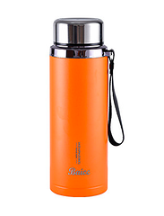 Термос із нержавіючої сталі 800 мл з ремінцем Помаранчевий HPGM8865O