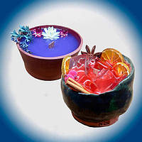 Гелеві свічки в керамічних формах