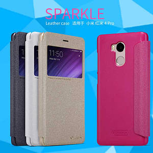 Шкіряний чохол Nillkin Sparkle для Xiaomi Redmi 4 Prime (4 кольори)