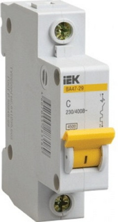 Автоматичний вимикач 1П 40А С  ІЕК ВА47-29 MVA20-1-040-C