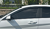 Дефлектори вікон (вітровики) Hyundai Elantra 2020 - 2023 6шт. (Autoclover/Южная Корея), фото 5