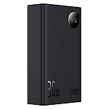 Портативний ЗП Power Bank Baseus Adaman2 Digital Display 30W VOOС OS 20000 mAh (PPAD050101) Black, фото 3